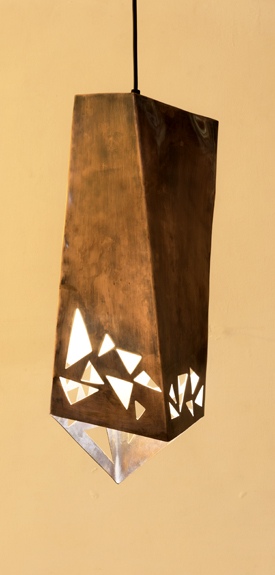 high rise rhombus lamps in cutout by sahil sarthak